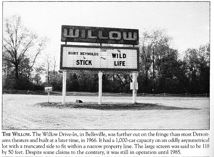 Willow Drive-In Theatre - Photo And Caption From Harry Skrdla (newer photo)